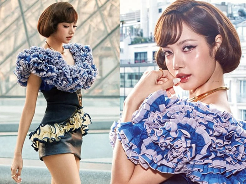 เปิดภาพ ลิซ่า ล่าสุดมาในลุคสวยสไตล์วินเทจ ในงาน Paris Fashion Week
