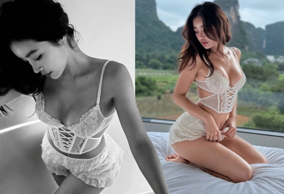 กระแต อาร์สยาม กับชุดลูกไม้สีขาว อวดหุ่นแซ่บแบบจัดเต็ม