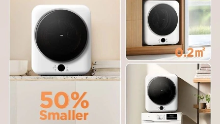 จบปัญหาผ้าไม่แห้งด้วย TCL Mini Dryer 4Kg เครื่องอบผ้าขนาดพกพา
