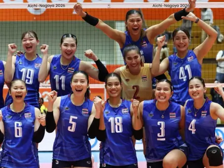 วอลเลย์บอลหญิงไทย ชนะ เกาหลีใต้ 3-0 เซต คว้าเหรียญทองแดงที่ 3 ในประวัติศาสตร์