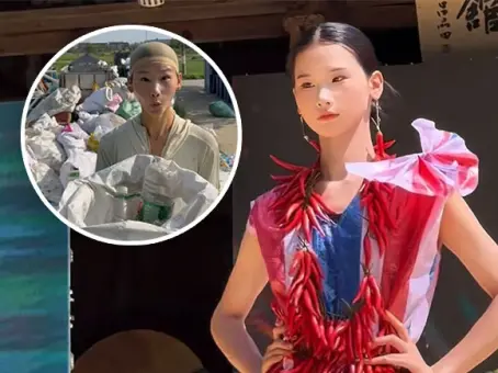 สาวพลิกชีวิต จากคนเก็บขยะ สู่นางแบบ แม้เฉิดฉายบนรันเวย์ ยังขอเก็บขยะต่อ