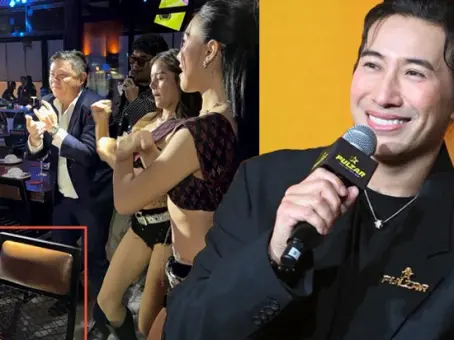 หนุ่ม กรรชัย ถามหาพิกัดเก้าอี้ แต่ทำไมมีแต่คนหลุดโฟกัส แซวในความขยี้ พ่อเล่นแล้ว !
