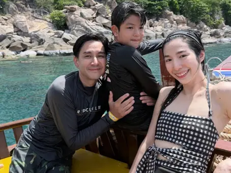 มิตรภาพยังอยู่ ! เอ้ก บุษกร เผยโมเมนต์คู่ กัปตัน พร้อมพาลูกไปเที่ยวทะเล