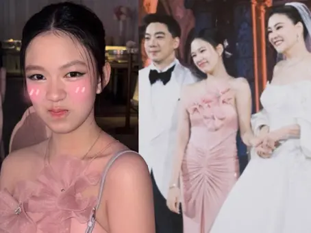 น่ารักมาก น้องแสนดี เผยลุคสวยหวาน ร่วมงานแต่งแม่ โอ๋ ภัคจีรา-เบียร์